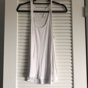 White flowy tank